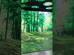 A elevação de P2.5mm refresca a parede video da tela flexível do diodo emissor de luz do cabo flexível da forma do cilindro da exposição de diodo emissor de luz