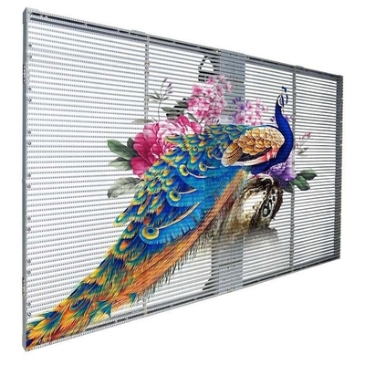 comprar P2.6-5.2 Display de janela LED transparente de vidro em ambientes internos online manufacture