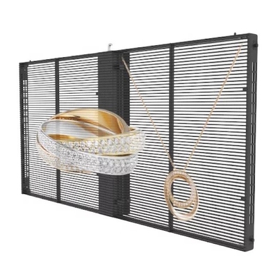 comprar 1000x1000mm Painel de exibição LED transparente P3.91-7.8 Vidro externo de publicidade online manufacture