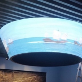 comprar P3 Shopping Malls Display LED flexível Torus cilíndrico online manufacture